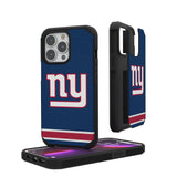 New York Giants Stripe Rugged Phone Case for Apple iPhone