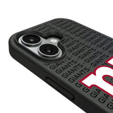 New York Giants Text Backdrop Bump Phone Case for Apple iPhone