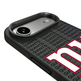 New York Giants Text Backdrop Bump Phone Case for Apple iPhone