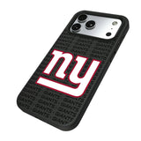New York Giants Text Backdrop Bump Phone Case for Apple iPhone