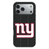 New York Giants Text Backdrop Bump Phone Case for Apple iPhone