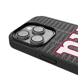 New York Giants Text Backdrop Bump Phone Case for Apple iPhone