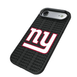 New York Giants Text Backdrop Bump Phone Case for Apple iPhone