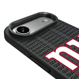New York Giants Text Backdrop Bump Phone Case for Apple iPhone