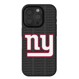 New York Giants Text Backdrop Bump Phone Case for Apple iPhone