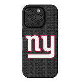 New York Giants Text Backdrop Bump Phone Case for Apple iPhone