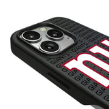 New York Giants Text Backdrop MagSafe Compatible Phone Case for Apple iPhone