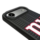 New York Giants Text Backdrop MagSafe Compatible Phone Case for Apple iPhone
