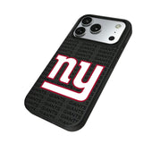 New York Giants Text Backdrop MagSafe Compatible Phone Case for Apple iPhone