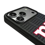 New York Giants Text Backdrop MagSafe Compatible Phone Case for Apple iPhone