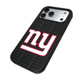 New York Giants Text Backdrop MagSafe Compatible Phone Case for Apple iPhone