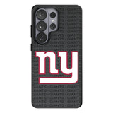 New York Giants Text Backdrop MagSafe Compatible Phone Case for Samsung Galaxy
