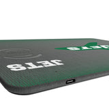New York Jets 1963 Historic Collection Linen 15-Watt Wireless Charger and Mouse Pad
