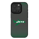 New York Jets 1963 Historic Collection Linen Bump Phone Case for Apple iPhone