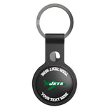 New York Jets 1963 Historic Collection Personalized Insignia Black Airtag Holder