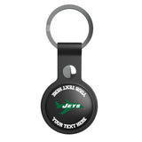 New York Jets 1963 Historic Collection Personalized Insignia Black Airtag Holder