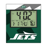 New York Jets Color Block Wall Clock