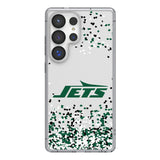 New York Jets Confetti Clear Phone Case for Samsung Galaxy