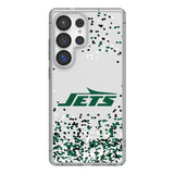 New York Jets Confetti Clear Phone Case for Samsung Galaxy