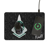 New York Jets Deco 15-Watt Wireless Charger and Mouse Pad