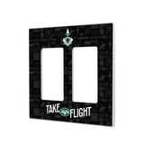 New York Jets Deco Hidden-Screw Light Switch Plate