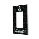 New York Jets Deco Hidden-Screw Light Switch Plate