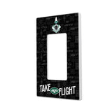 New York Jets Deco Hidden-Screw Light Switch Plate