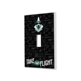 New York Jets Deco Hidden-Screw Light Switch Plate