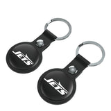 New York Jets Insignia Black Airtag Holder 2-Pack