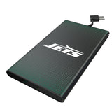New York Jets Linen 5000mAh Flat Powerbank