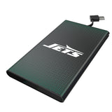New York Jets Linen 5000mAh Flat Powerbank