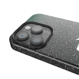 New York Jets Linen Black Bling Phone Case for Apple iPhone