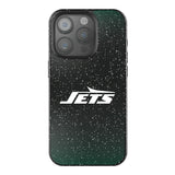 New York Jets Linen Black Bling Phone Case for Apple iPhone