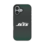 New York Jets Linen Bump Phone Case for Apple iPhone