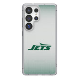 New York Jets Linen Clear Phone Case for Samsung Galaxy