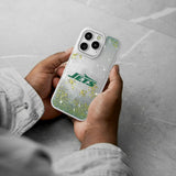 New York Jets Linen Glitter Phone Case for Apple iPhone