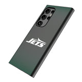 New York Jets Linen MagSafe Compatible Phone Case for Samsung Galaxy