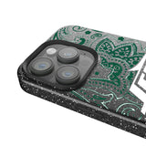 New York Jets Paisley Black Bling Phone Case for Apple iPhone
