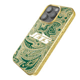 New York Jets Paisley Bling Phone Case for Apple iPhone