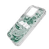 New York Jets Paisley Clear Phone Case for Apple iPhone