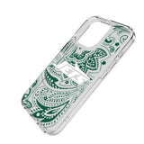 New York Jets Paisley Clear Phone Case for Apple iPhone