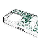 New York Jets Paisley Clear Phone Case for Apple iPhone