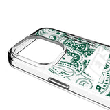 New York Jets Paisley Clear Phone Case for Apple iPhone