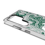 New York Jets Paisley Clear Phone Case for Samsung Galaxy
