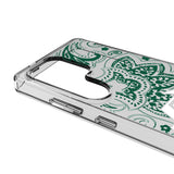 New York Jets Paisley Clear Phone Case for Samsung Galaxy