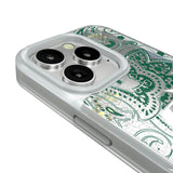 New York Jets Paisley Glitter Phone Case for Apple iPhone