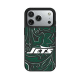 New York Jets Paisley MagSafe Compatible Phone Case for Apple iPhone