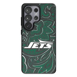 New York Jets Paisley MagSafe Compatible Phone Case for Samsung Galaxy 26 Series