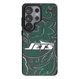 New York Jets Paisley MagSafe Compatible Phone Case for Samsung Galaxy