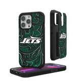New York Jets Paisley Rugged Phone Case for Apple iPhone